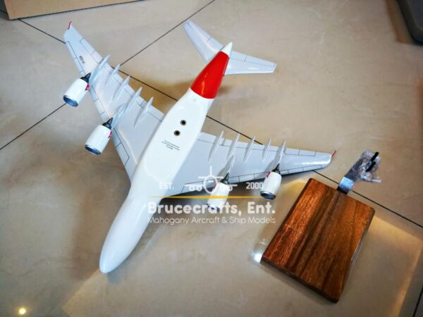 Model of A380 QANTAS AIRLINES with detailed craftsmanship.